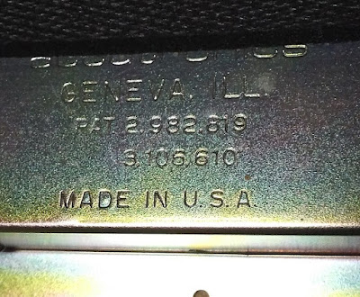 zoom up of the letter of made in USA