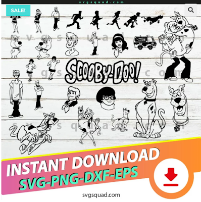 Scooby Doo SVG Bundle Cricut Silhouette Cut Files Pack