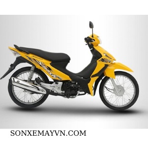 Bán Sơn xe máy SUZUKI màu vàng