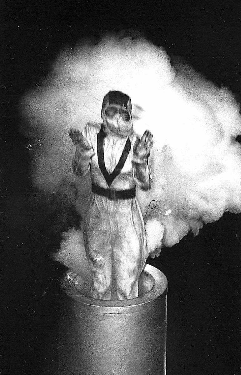 Weegee (Arthur Fellig), a human canonball photograph