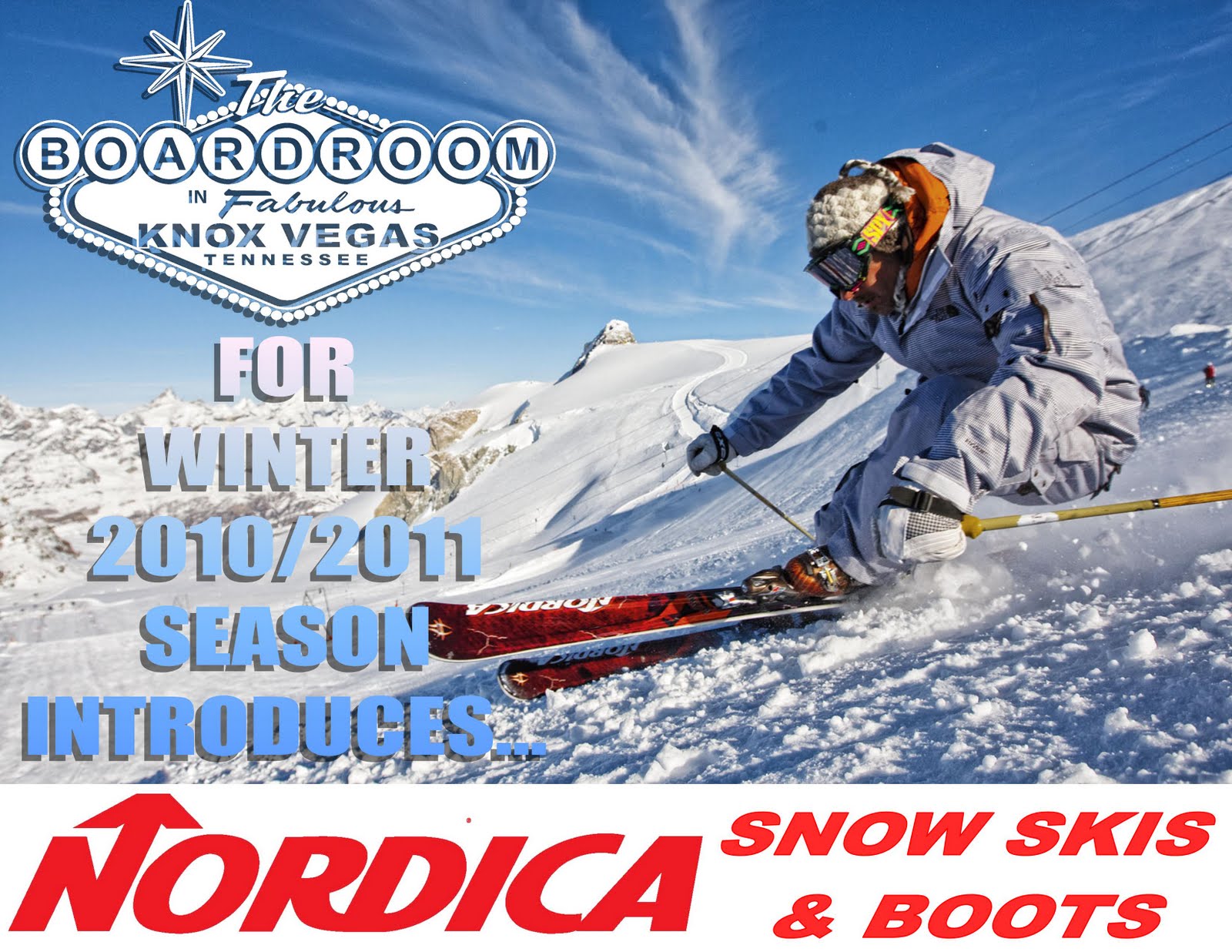 NORDICA SNOW SKIS AND BOOTS