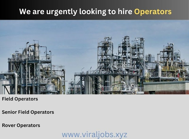 We are urgently looking to hire for below positions