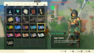 Egg Fabric in the inventory