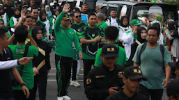 Marching Band AMK Meriahkan Harlah PPP Di Kabupaten Sumedang