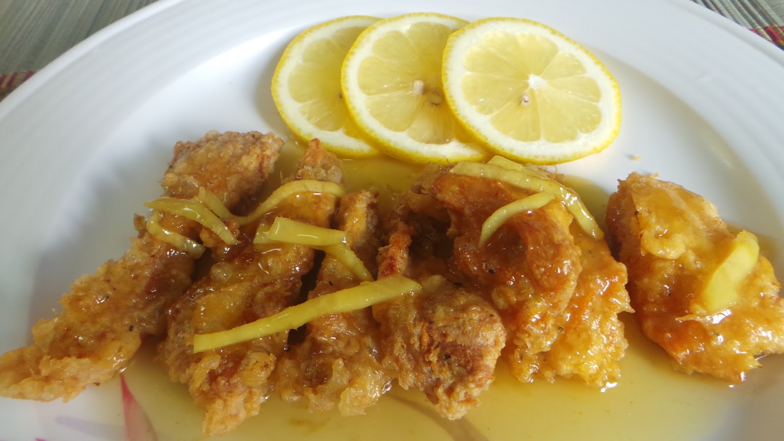 RESEPI CIKGU ANI: AYAM BERSOS LEMON