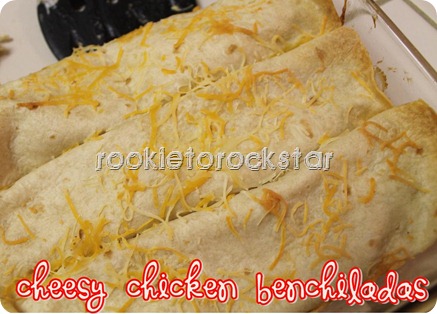 Cheesy Chicken Benchiladas