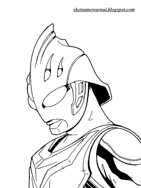 Gambar Sketsa Mewarnai Gambar Ultraman Gaia Share di ...