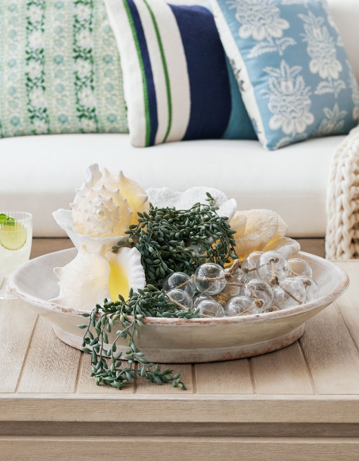 Coastal Vignette Ideas for Coffee Table