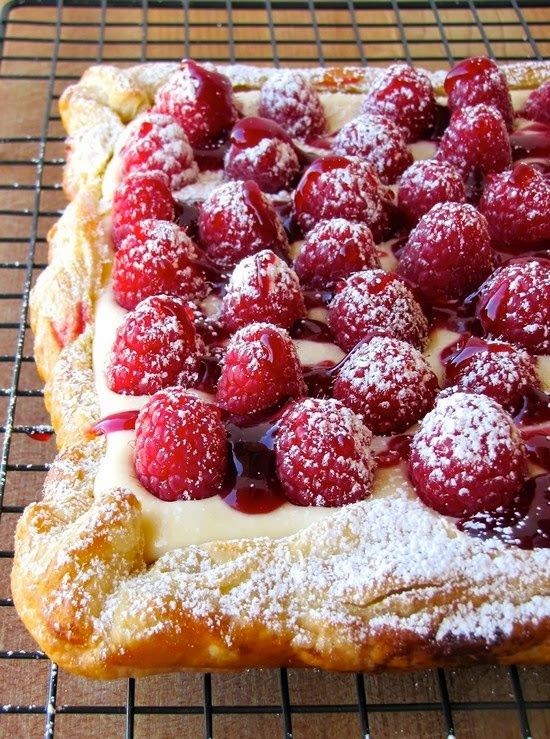 Rustic Raspberry Lemon Cheesecake Tart