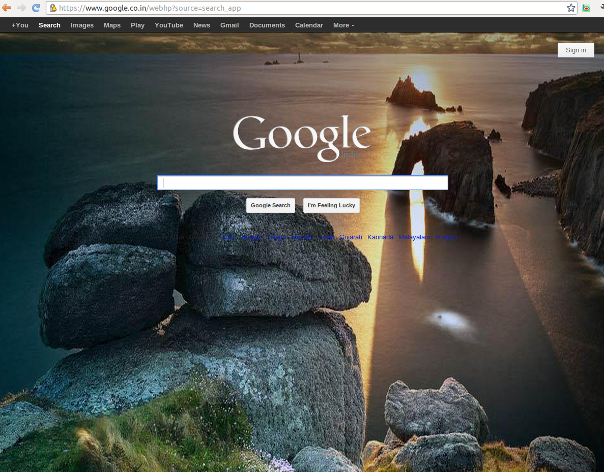 bing wallpaper for google homepage