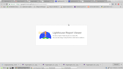 Web performance with html report by google lighthouse in chrome console