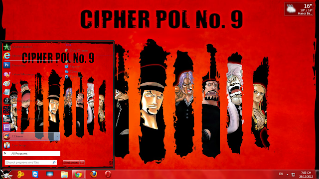 Theme One Piece Cho win 7