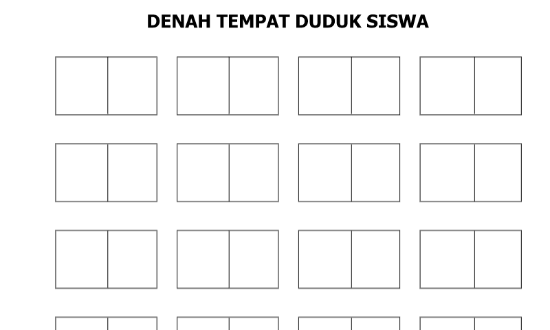 22+ Denah Tempat Duduk Siswa