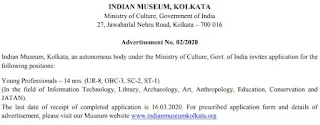 Indian Museum Kolkata Recruitment 2020 Application Form Download -Previous Papers