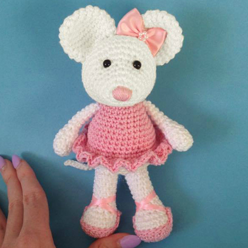 Ballerina Mouse Amigurumi -  Free Crochet Pattern