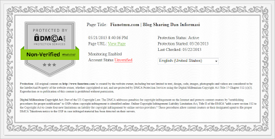 Cara Daftar DMCA Protected