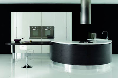 Black Modern Kitchen designed by The Italian Company