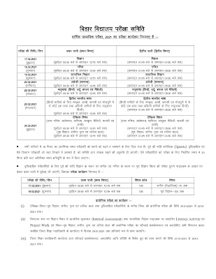Matric examination date sheet 2021