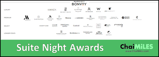 Marriott Bonvoy : Suite Night Award