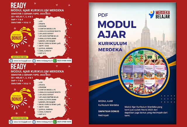 Download Contoh Modul Ajar Bahasa Indonesia Kelas 8 Kurikulum Merdeka Semester 2