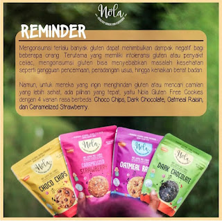 Snack gluten free dari Nola