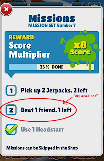 Dead End in Beating Up Friend in Subway Surfer