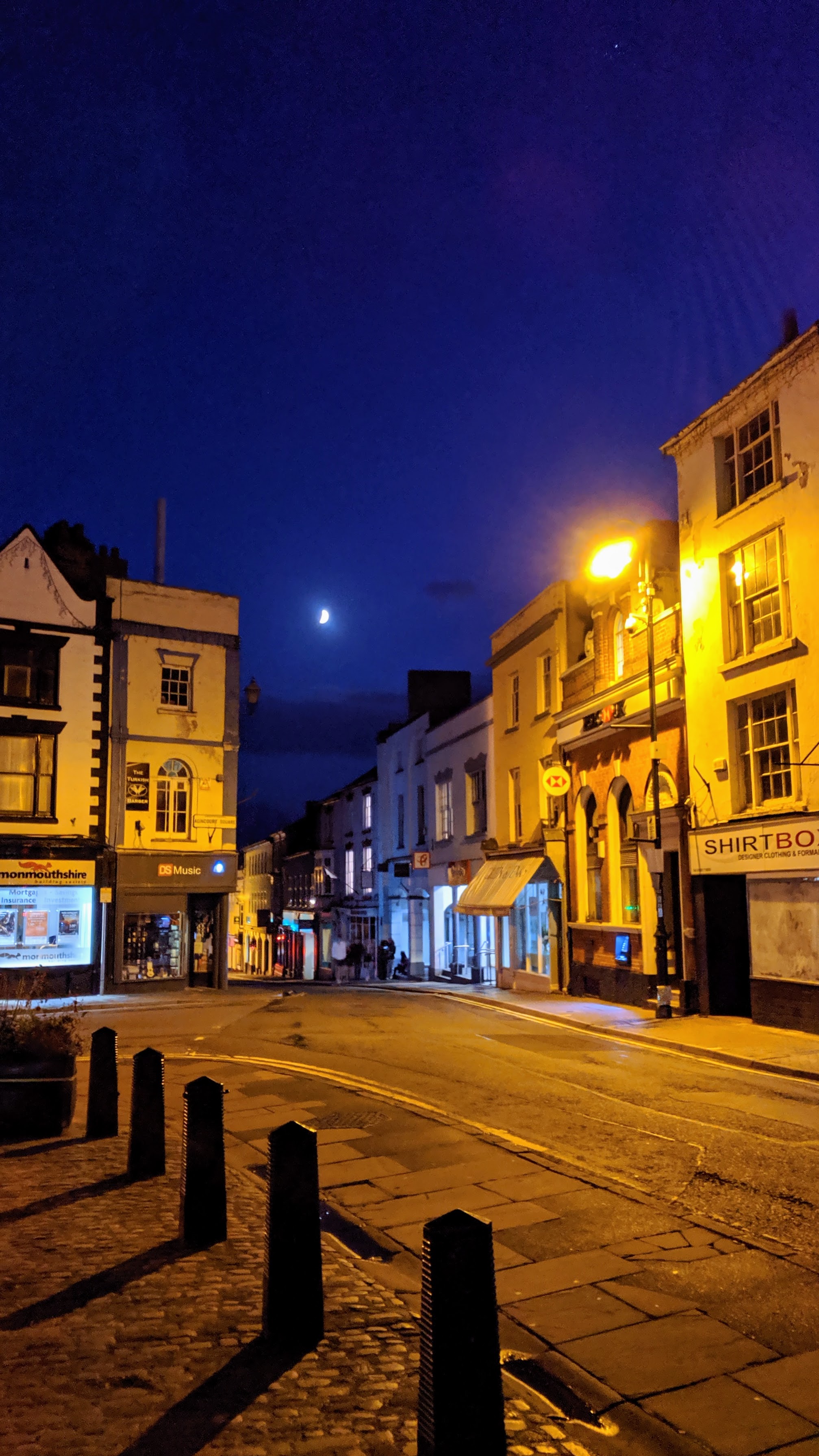 Monmouth Top Of Town At Night