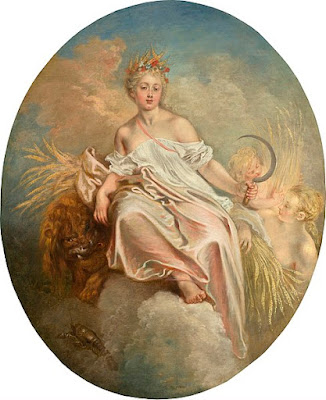 Ceres o Verano. Jean-Antoine Watteau, 1717. Galería Nacional de Arte, Washington (EE.UU). https://pinceladasdelpasado.blogspot.com/2023/01/el-olimpo-y-sus-dioses.html