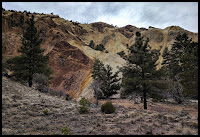 A Yellow Mountain mixed with a rustic Red - Near Big Rock Candy Mountain Utah