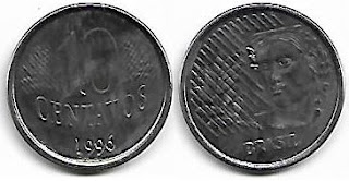 10 centavos, 1996