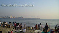 Girgaon Chowpatty (Girgaon or Charni Road Beach) of Mumbai in India