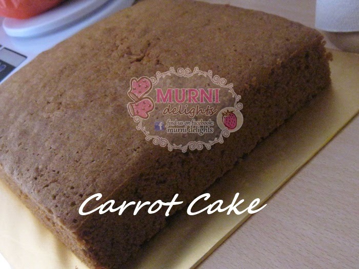 Murni Delights Putrajaya: Almond Carrot CakeKek lobak