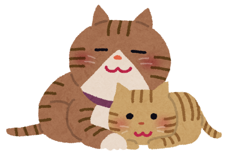 じゃれあっている猫の親子のイラスト かわいいフリー素材集 いらすとや じゃれあっている猫の親子のイラスト かわいいフリー素材集 いらすとや