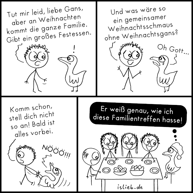 Weihnachtsgans Comic