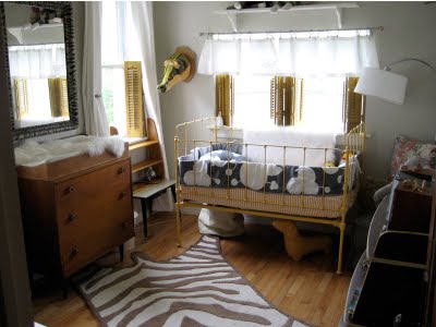 Gray Baby Nursery on By The Same Designer Give This All White Nursery A Playful Vibe