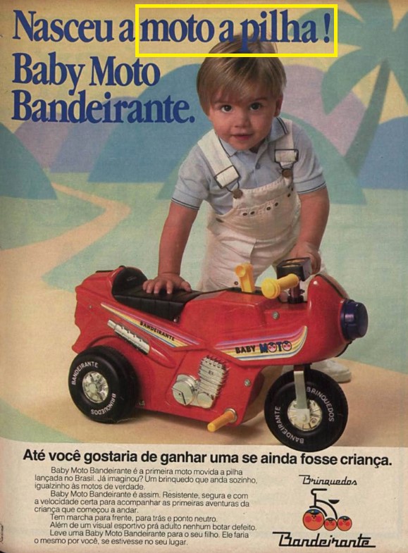 Adesivo Evolução Brinquedo Criança Motoca Moto Mil Grau