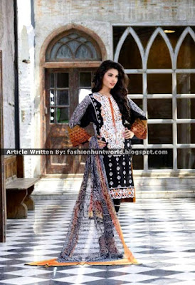 Wardha Saleem Lawn Eid Collection 2015 By Shariq Textile