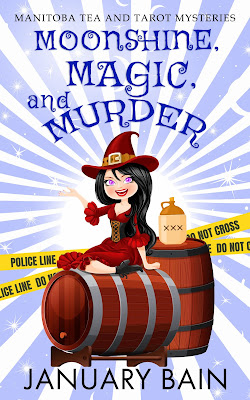 cover of Moonshine, Magic, and Murder by January Bain