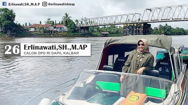 Erlinawati Raih Suara DPD RI Tertinggi di Kapuas Hulu