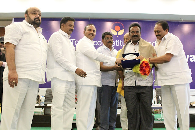 Tobacco Farmers felicitated for adopting modern and scientific farming practices