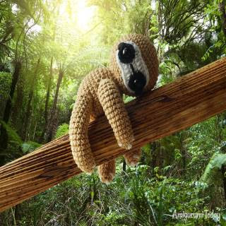 PATRON GRATIS PEREZOSO AMIGURUMI 30885