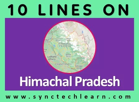 10 lines on Himachal Pradesh in English