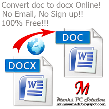 Convert Docx files to Doc for Free