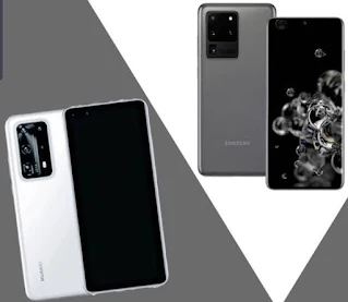 samsung s20 ultra Vs huawei p40 pro plus : perbandingan resolusi layar