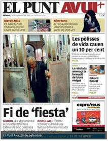 Corrída ElPuntAvui 160911 fin de fiesta