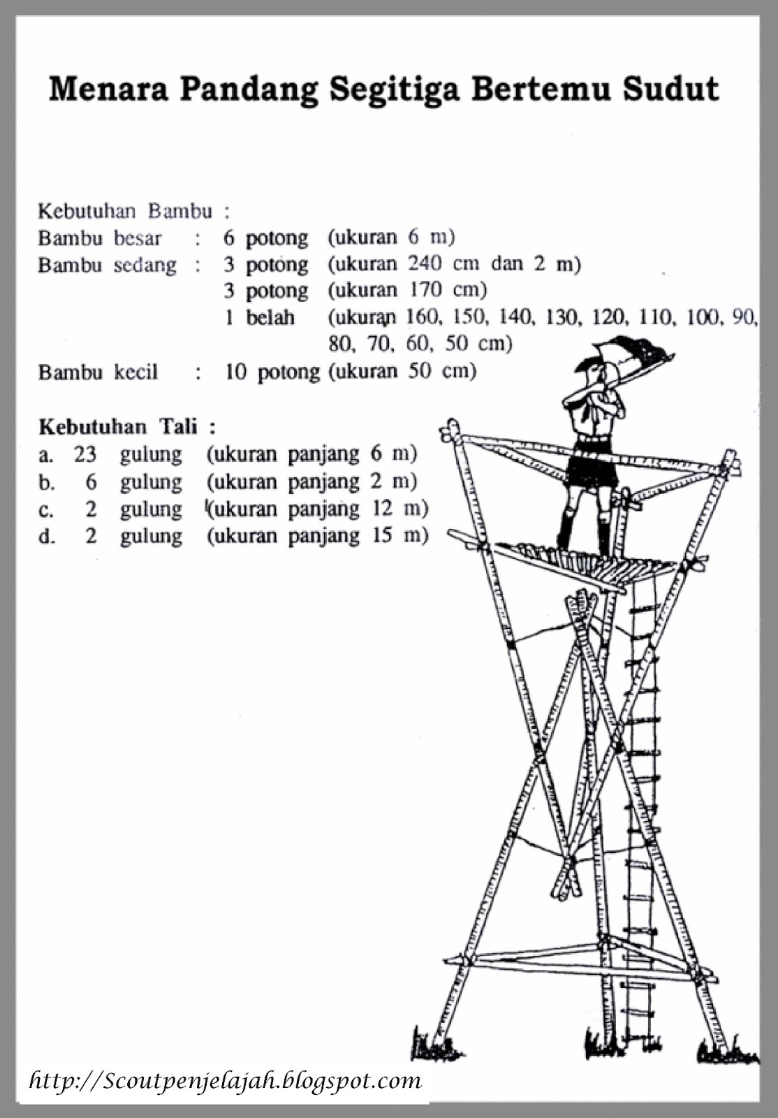 Berlatih Pionering Penjelajah Pramuka Semkanisa