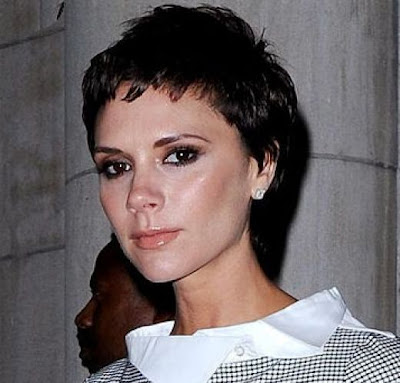 Celebrity Victoria Beckham Short Hairstyle Ideas for Girls