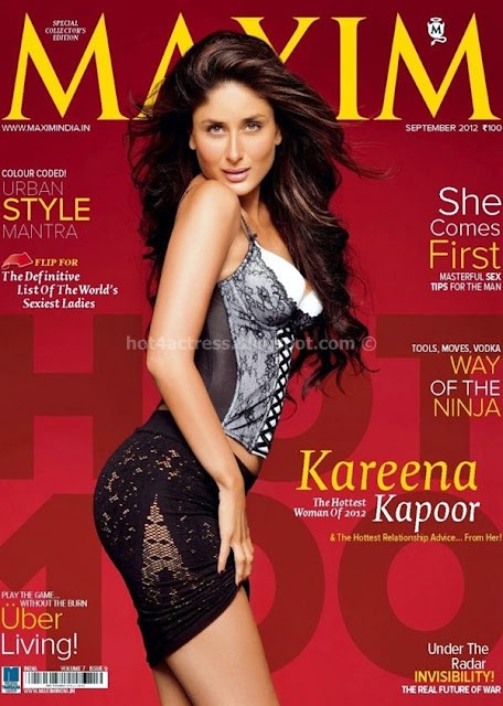 Bollywood actress Kareena hot for maxim