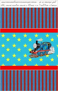 Thomas the Train Free Printable Candy Bar Labels.