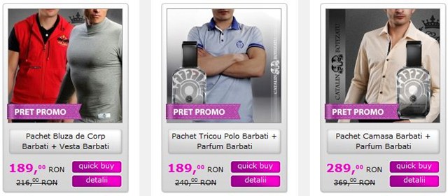 Vedeti aici pachetele promotionale pentru barbati